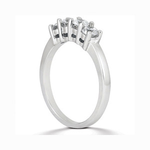 Taryn Collection Platinum Wedding Ring TQD B-8004