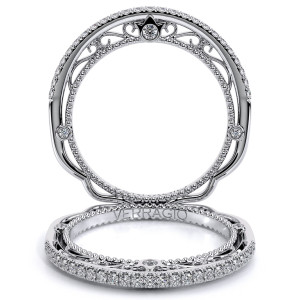 Verragio Venetian-5048WSB Platinum Wedding Ring / Band