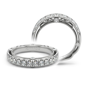 Verragio Venetian-5080W Platinum Wedding Ring / Band