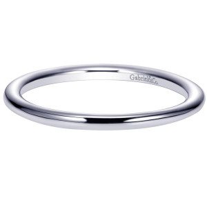 Gabriel 14 Karat Contemporary Wedding Band WB9025W4JJJ