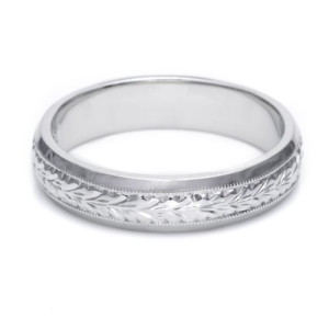 Tacori GU92 18 Karat Hand Engraved Wedding Band