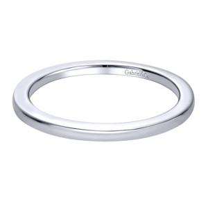 Gabriel 14 Karat Contemporary Wedding Band WB9790W4JJJ
