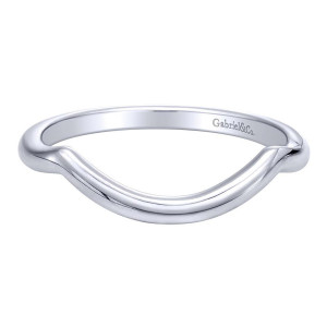 Gabriel 14 Karat Contemporary Wedding Band WB10090W4JJJ