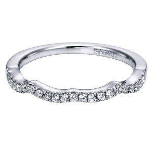 Gabriel 14 Karat Contemporary Wedding Band WB6105W44JJ