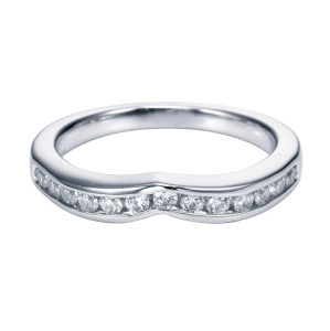 Gabriel 14 Karat Contemporary Wedding Band WB3842W44JJ