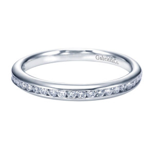 Gabriel 14 Karat Contemporary Wedding Band WB7443W44JJ
