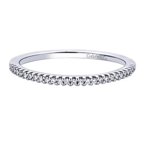 Gabriel 14 Karat Contemporary Wedding Band WB9520W44JJ