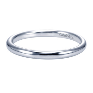 Gabriel 14 Karat Contemporary Wedding Band WB7490W4JJJ
