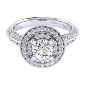 Gabriel 14 Karat Perfect Match Engagement Ring ER002B4AHW44JJ