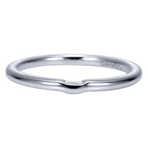 Gabriel 14 Karat Contemporary Wedding Band WB8144W4JJJ