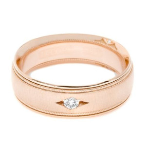 Tacori 857RDS 18 Karat Crescent Wedding Band