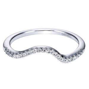 Gabriel 14 Karat Contemporary Wedding Band WB5330W44JJ