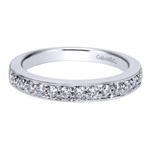 Gabriel 14 Karat Victorian Wedding Band WB3863W44JJ
