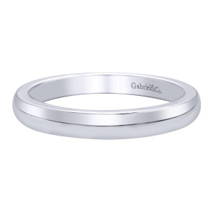 Gabriel 14 Karat Contemporary Wedding Band WB9734W4JJJ
