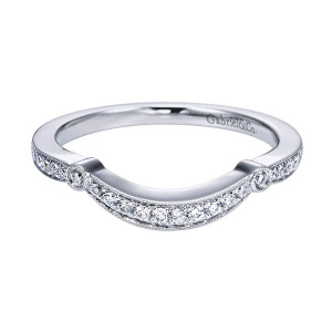 Gabriel 14 Karat Victorian Wedding Band WB6529W44JJ