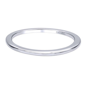 Gabriel 14 Karat Contemporary Wedding Band WB9385W4JJJ