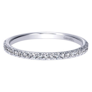 Gabriel 14 Karat Contemporary Wedding Band WB8995W44JJ