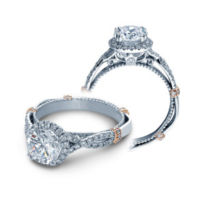 Verragio Parisian-DL106R Platinum Engagement Ring