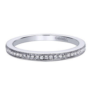 Gabriel 14 Karat Victorian Wedding Band WB9509W44JJ