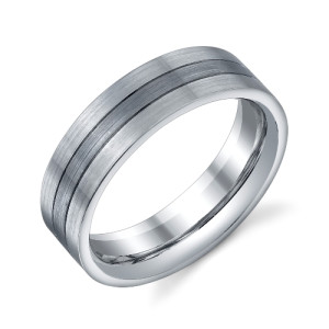 273477 Christian Bauer Platinum & 18 Karat Wedding Ring / Band