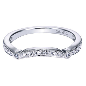 Gabriel 14 Karat Victorian Wedding Band WB4156W44JJ