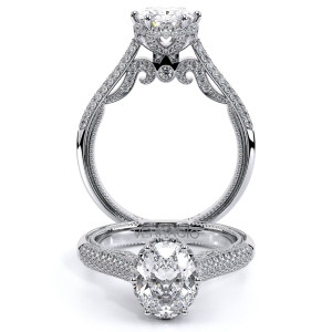 Verragio Insignia-7104OV Platinum Engagement Ring