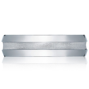 79-6 Platinum Tacori Sculpted Crescent Wedding Ring