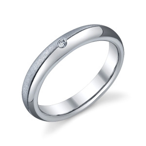 240917 Christian Bauer 18 Karat Diamond Wedding Ring / Band