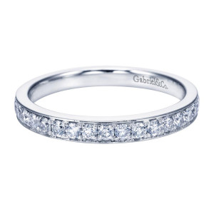 Gabriel 14 Karat Contemporary Wedding Band WB7445W44JJ