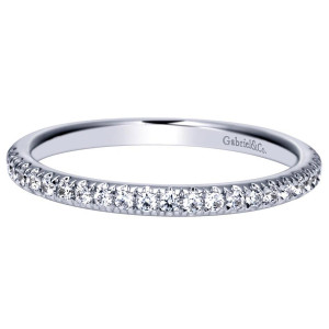 Gabriel 14 Karat Contemporary Wedding Band WB8520W44JJ