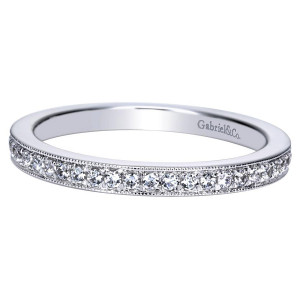 Gabriel 14 Karat Victorian Wedding Band WB8678W44JJ