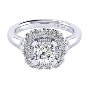 Gabriel 14 Karat Perfect Match Engagement Ring ER009C6AJW44JJ