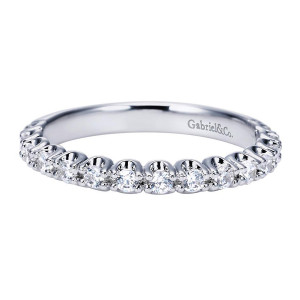 Gabriel 14 Karat Contemporary Wedding Band WB7830W44JJ
