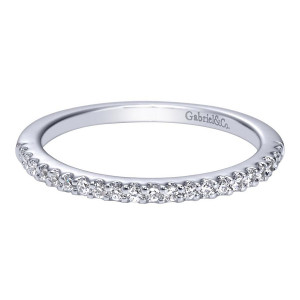 Gabriel 14 Karat Contemporary Wedding Band WB5825W44JJ