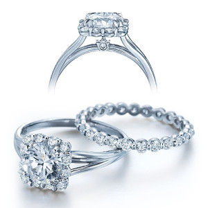 Verragio 18 Karat Couture Engagement Ring Couture-0363