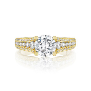 Tacori HT2513RD7512XY 18 Karat Tacori Gold Engagement Ring