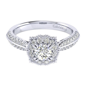 Gabriel 14 Karat Perfect Match Engagement Ring ER002A2ACW44JJ