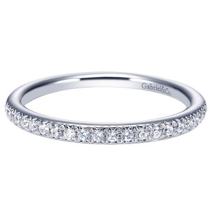 Gabriel 14 Karat Contemporary Wedding Band WB5318W44JJ