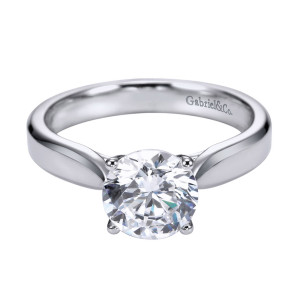 Gabriel Platinum Contemporary Engagement Ring ER6593PTJJJ