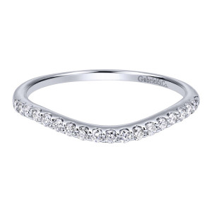 Gabriel 14 Karat Contemporary Wedding Band WB911791S0W44JJ