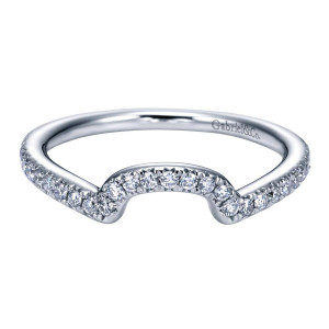 Gabriel 14 Karat Contemporary Wedding Band WB6950W44JJ