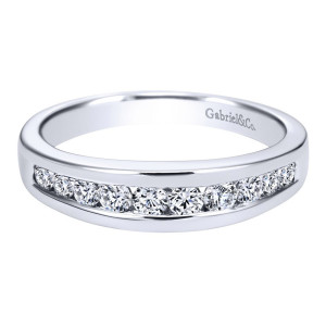 Gabriel 14 Karat Contemporary Wedding Band WB2200W44JJ