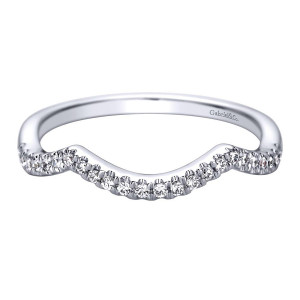 Gabriel 14 Karat Contemporary Wedding Band WB9552W44JJ