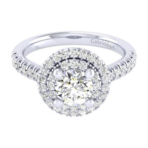 Gabriel 14 Karat Perfect Match Engagement Ring ER039B4AIW44JJ