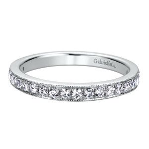 Gabriel 14 Karat Victorian Wedding Band WB9398W44JJ
