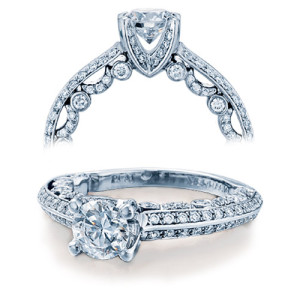 Verragio Platinum Paradiso Engagement Ring PAR-3001 R