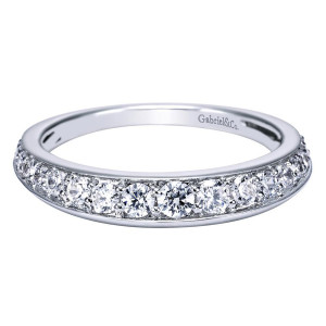 Gabriel 14 Karat Contemporary Wedding Band WB5316W44JJ