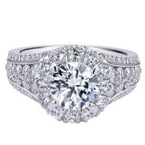 Gabriel 18 Karat Contemporary Engagement Ring ER11979R6W83JJ