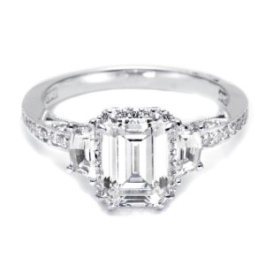 Tacori Dantela Platinum Engagement Ring 2628ECP