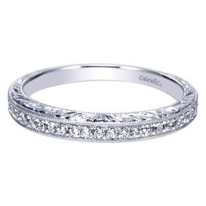 Gabriel 14 Karat Victorian Wedding Band WB9041W44JJ